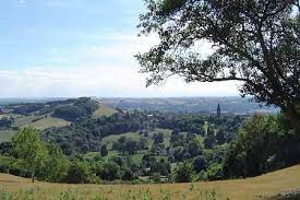 Abberley Tower from Abberley Hills view point in summer - Photo